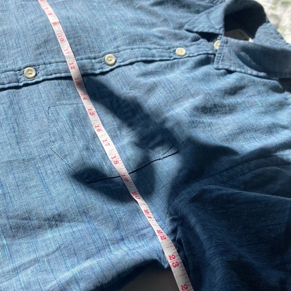 Urban Pipeline Blue Button Up Short Sleeve (L) - Picture 9 of 9